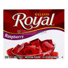 [14422] GELATINA ROYAL RASBERRY1.41oz