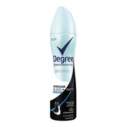 [9788] DEGREE SPRAY BLACK & WHITE 3.8oz