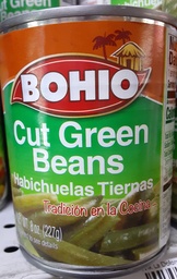 [11552] BOHIO CUT GREEN BEANS 8 oz