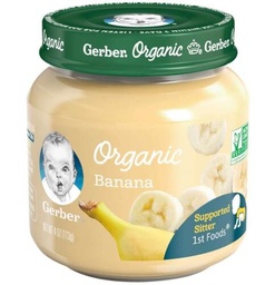 [1407] GERBER ORGANIC BANANA 4oz