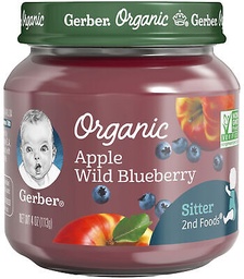 [3917] GERBER ORGANIC APPLE WILD 4oz