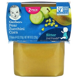 [11919] GERBER PEAR ZUCCHINI Y CORN 8oz