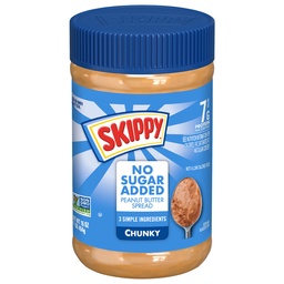 [7513] SKIPPY NOSUGAR CHUNKPEANUT 16oz