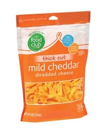 [7390] FOOD CLUB MILD CHEDDAR 8oz
