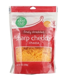 [6124] FOOD CLUB SHARP CHEDDAR 8oz