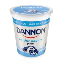 [7847] YOGURT DANNON PLAIN LOWFAT 32 OZ
