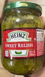 [5337] HEINZ  SWEET RELISH 10 OZ