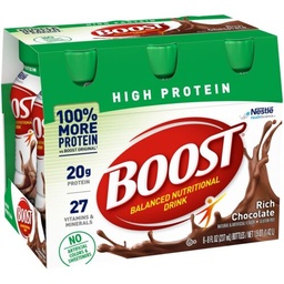 [3479] BOOST CHOCOLATE H/PROTEIN 8oz PQ6