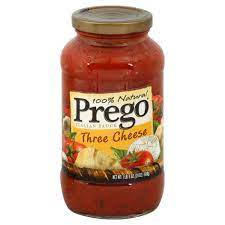 [12919] SALSA PREGO THREE CHEESE 24oz