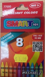 [6037] CRAYONES SMART 8PK