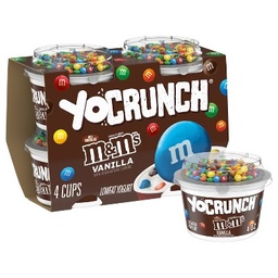 [6527] YOGURT YOCRUNCH M&M 4oz PACK 4