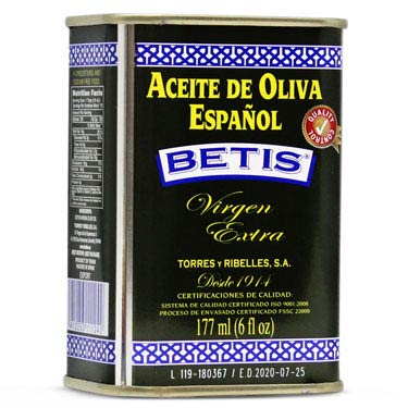 ACEITE BETIS EXTRA VIRGEN 6oz 