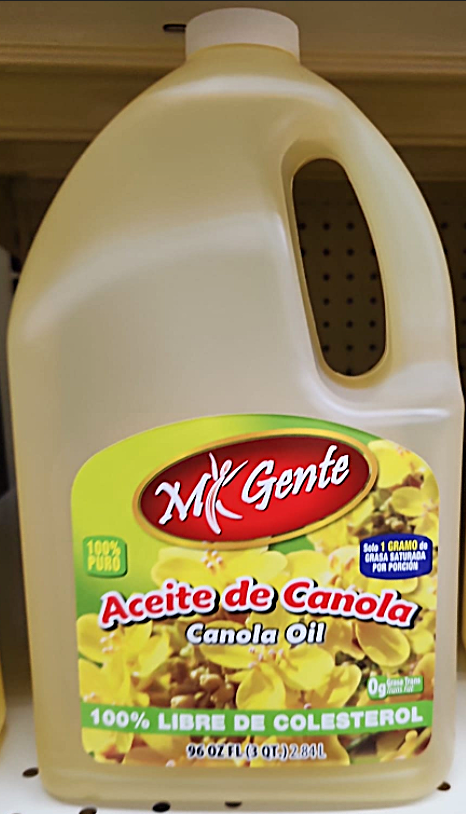 MI GENTE ACEITE CANOLA 96oz