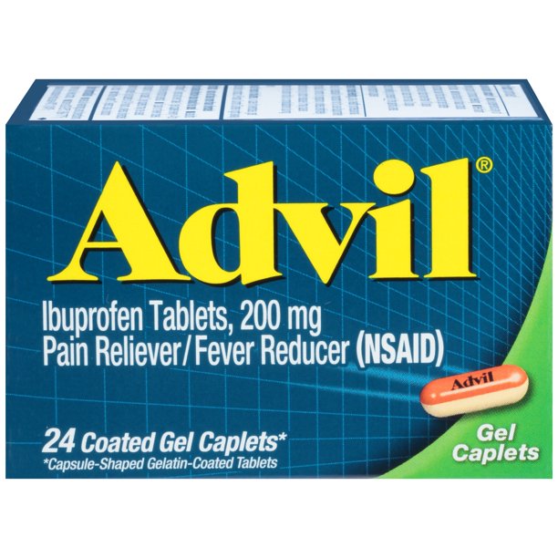 ADVIL GEL CAPLETS PQT 24      