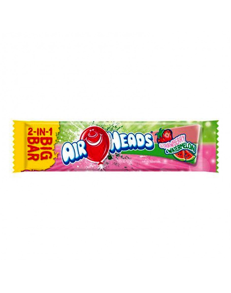 AIR HEADS STRAW/WMELON BIG BAR