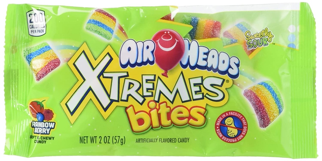 AIR HEADS XTREME BITES 2oz    