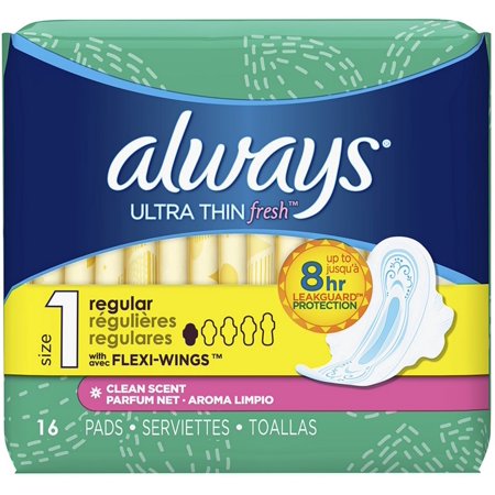 ALWAYS ULTRA THIN REG FRESH 16