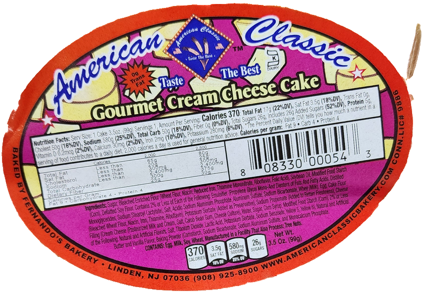 AMERICAN CREAM CHEESE CAKE    