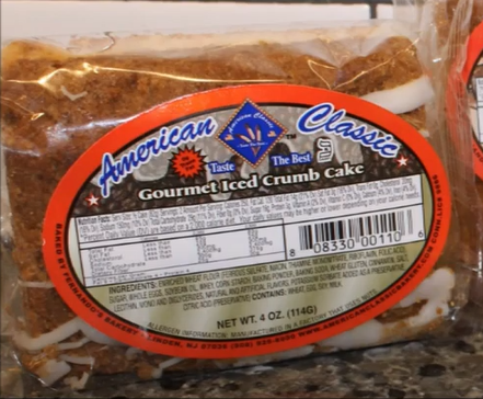 AMERICAN GOURMET ICED CRUMB   