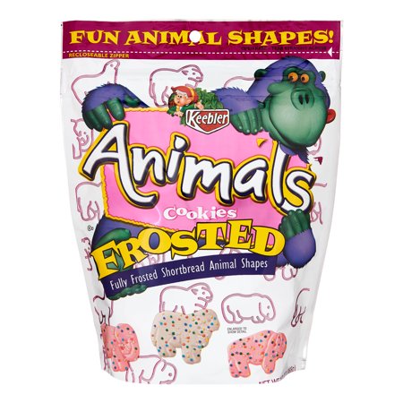 ANIMALS COOKIES FROSTED  13oz 