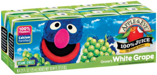 APPLE&EVE WHITE/GRAPE PQT/8   
