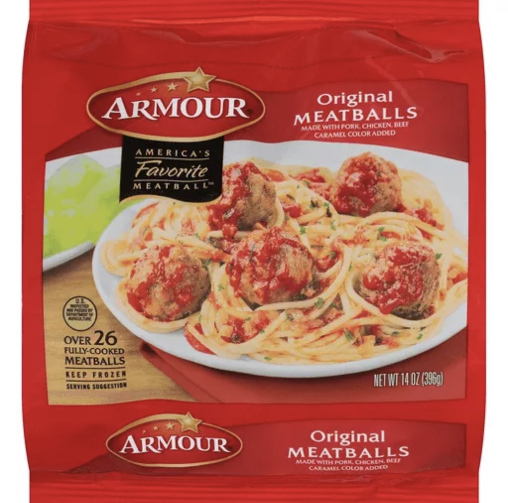 ARMOUR MEATBALLS ORIGINAL 14oz
