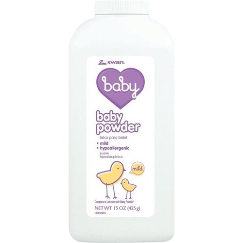 BABY POWDER SWAN 15oz         