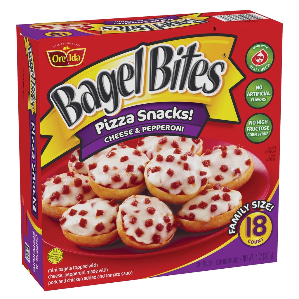 BAGEL BITES PIZZA SNACK PQ 18 