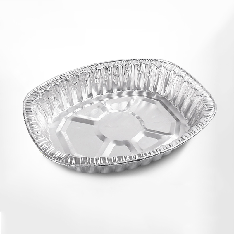 BANDEJA OVALADA DE ALUMINIO   