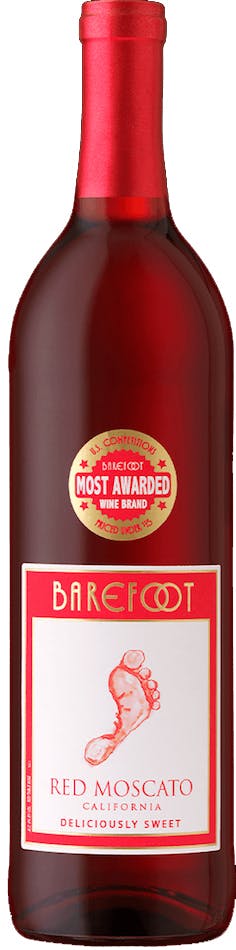 BAREFOOT RED MOSCATO 750ml 3428    