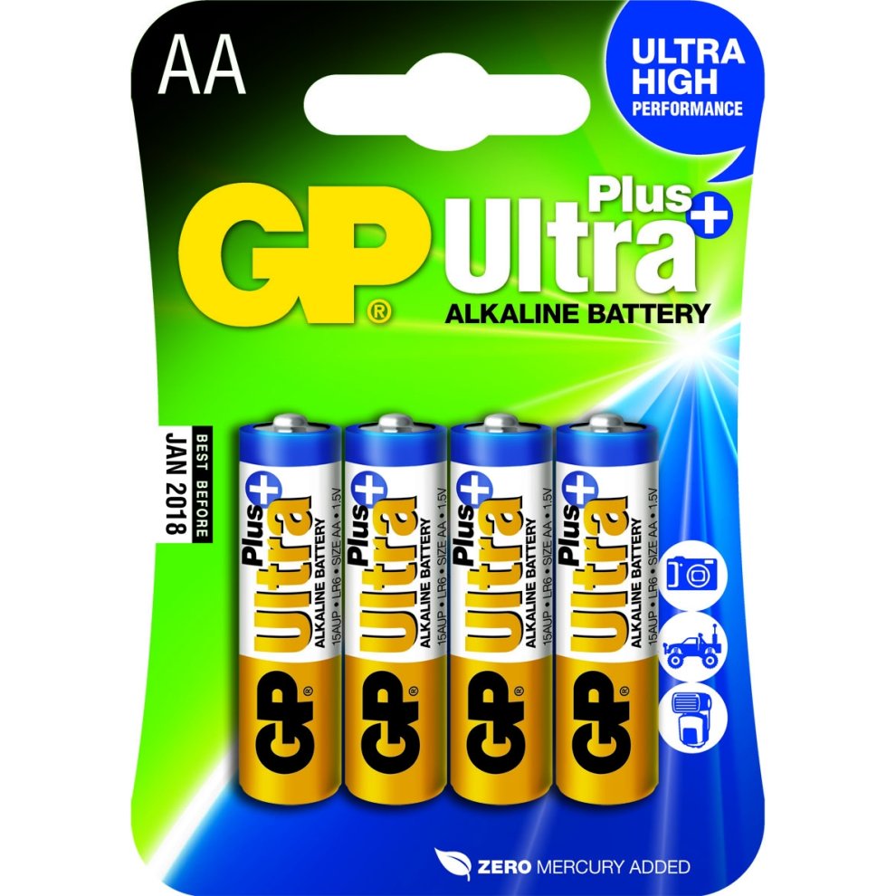 BATERIAS GP AA PQT 4          