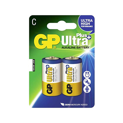 BATERIAS GP C PQT 2           