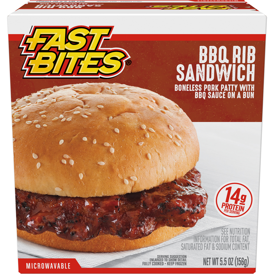 BBQ RIB SANDWICH FAST BITES   