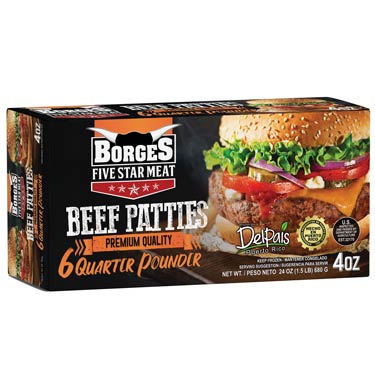 BOEGES BEEF PATTIES 24oz      