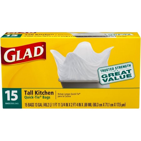 BOLSAS GLAD 15ct 13gal 