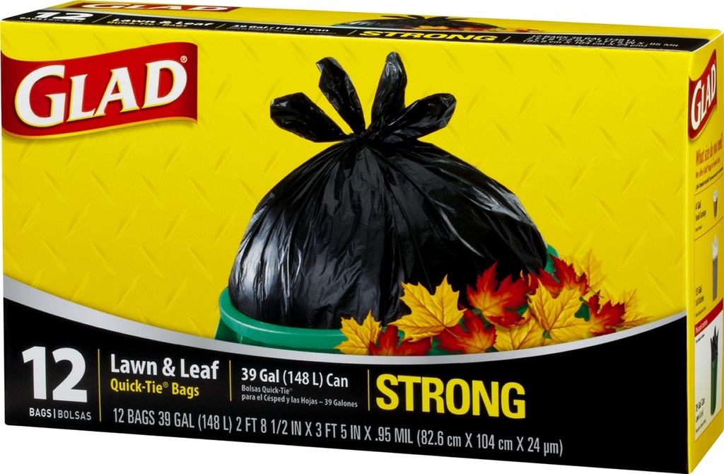BOLSAS GLADE 39 GAL           