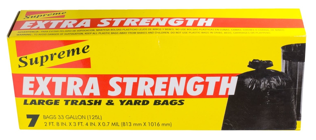 BOLSAS SUPREME 33gal PQT 7    