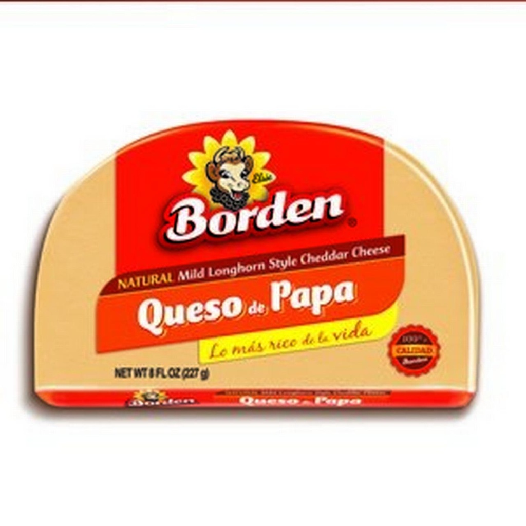BORDEN QUESO DE PAPA 8oz      
