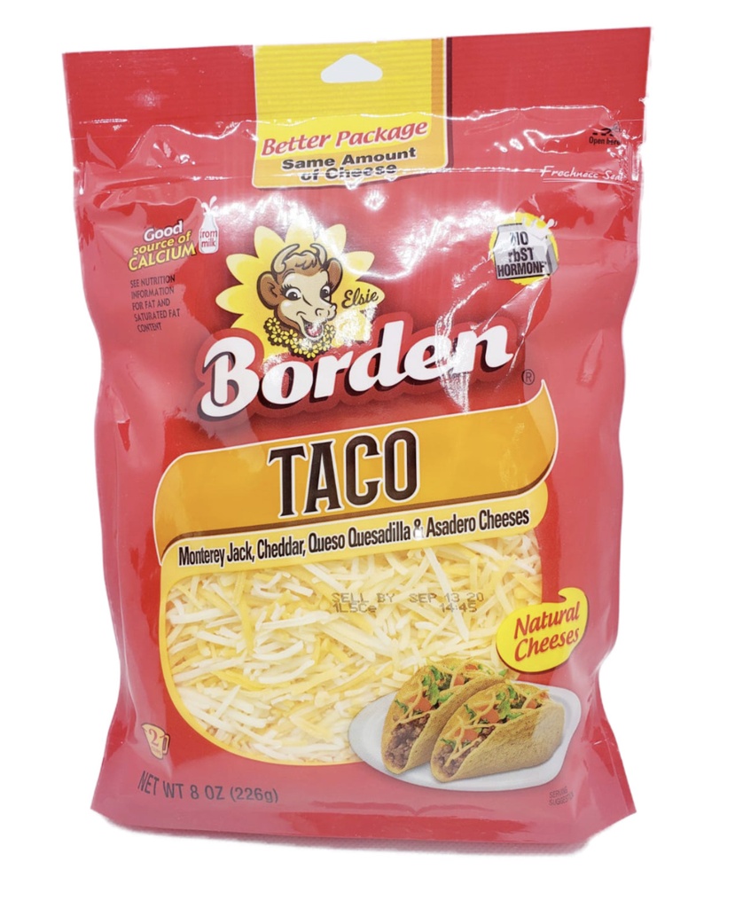 BORDEN QUESO TACO 8oz         