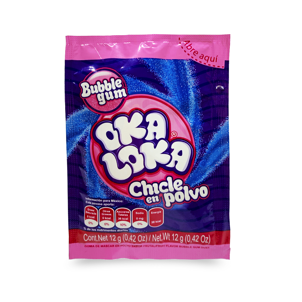 BUBBLE GUM OKA LOKA 15g       