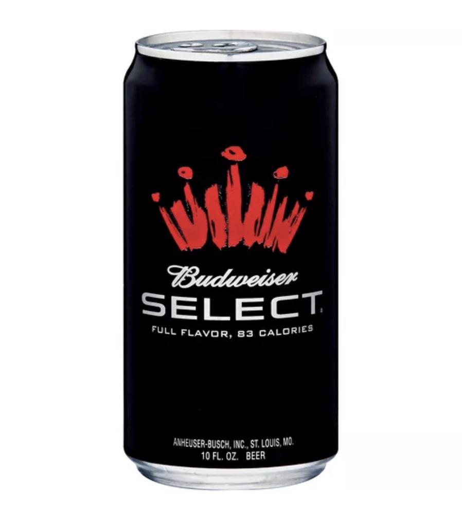 BUDWEISER SELECT LATA 10oz    