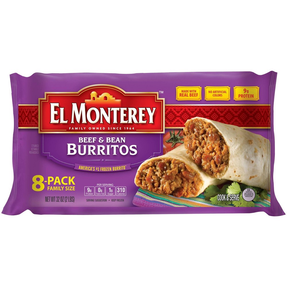 BURRITOS MONTEREY BEEF PQ 8   