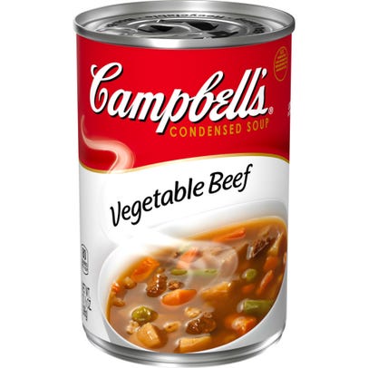 CAMPBELLS BEEF VEGETABLES 10oz