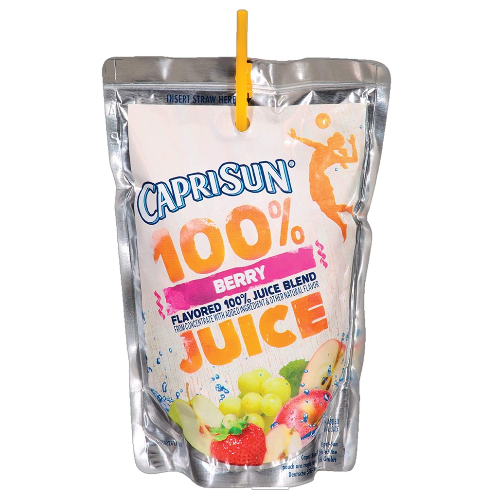 CAPRISUN 100% JUICE BERRY 6oz 