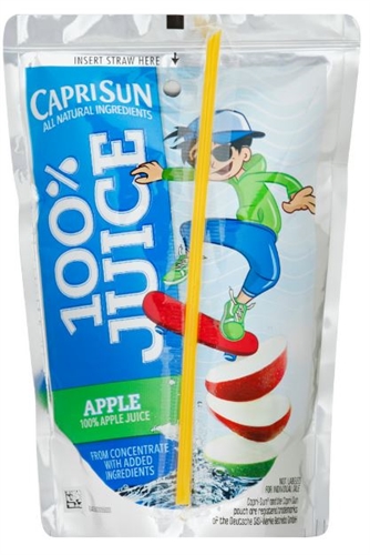 CAPRISUN 100% JUICE GRAPE 6oz 