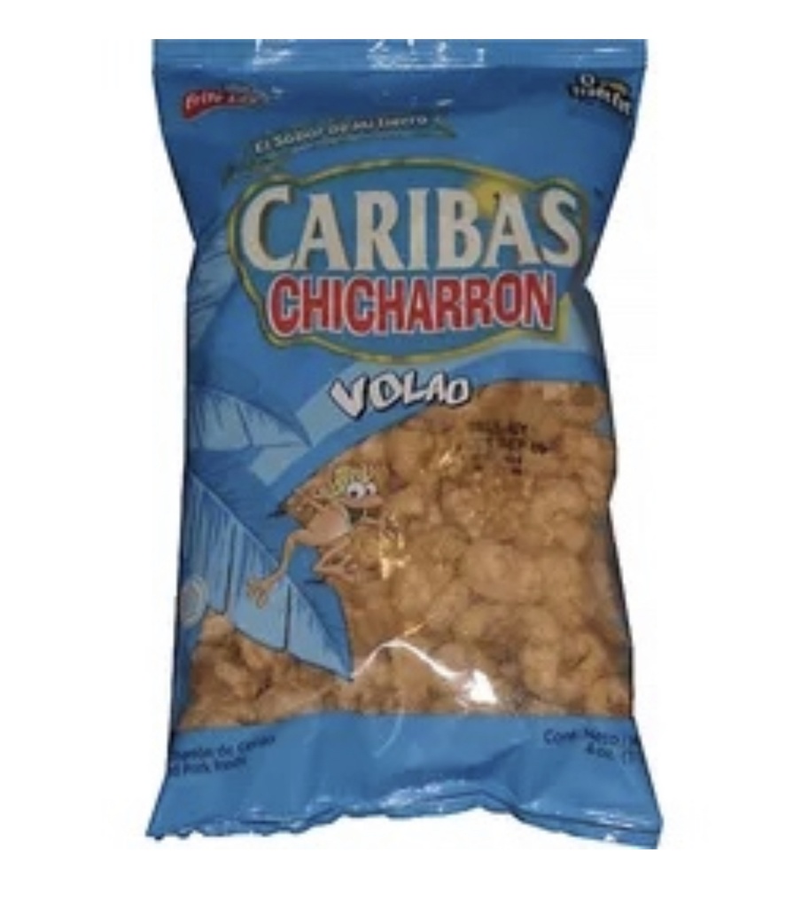 CARIBAS CHICHARRON VOLAO 4oz  
