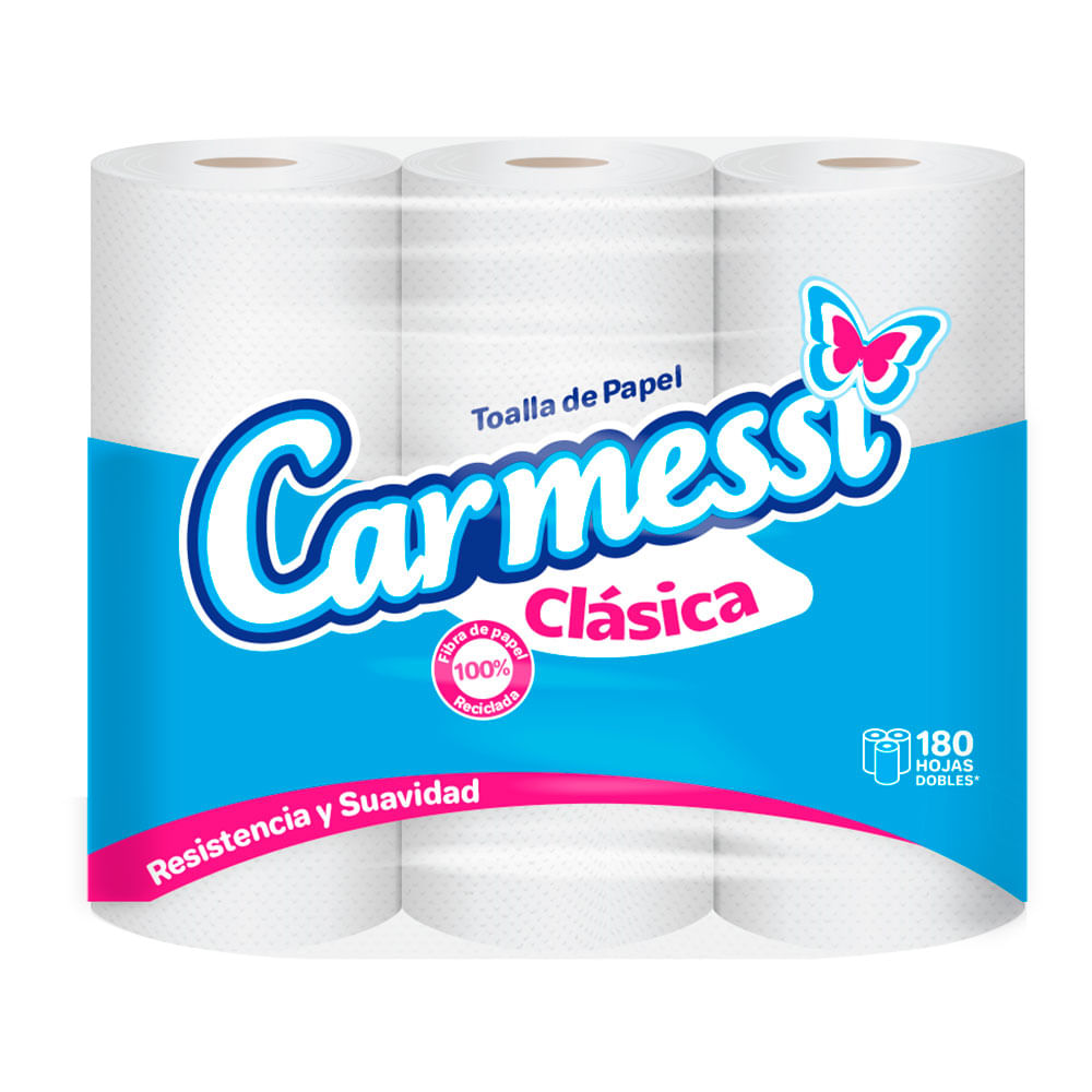 CARMESSI ROLLO 3 180 HOJAS    