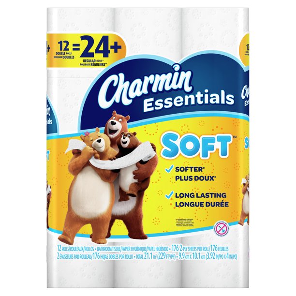 CHARMIN ESSENTIALS SOFT PQ 12R