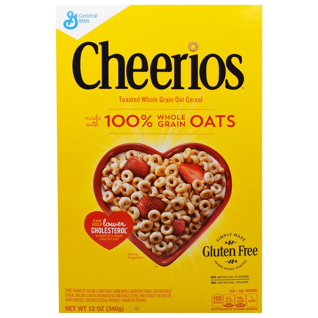 CHEERIOS 100% WHOLE GRAIN 12oz
