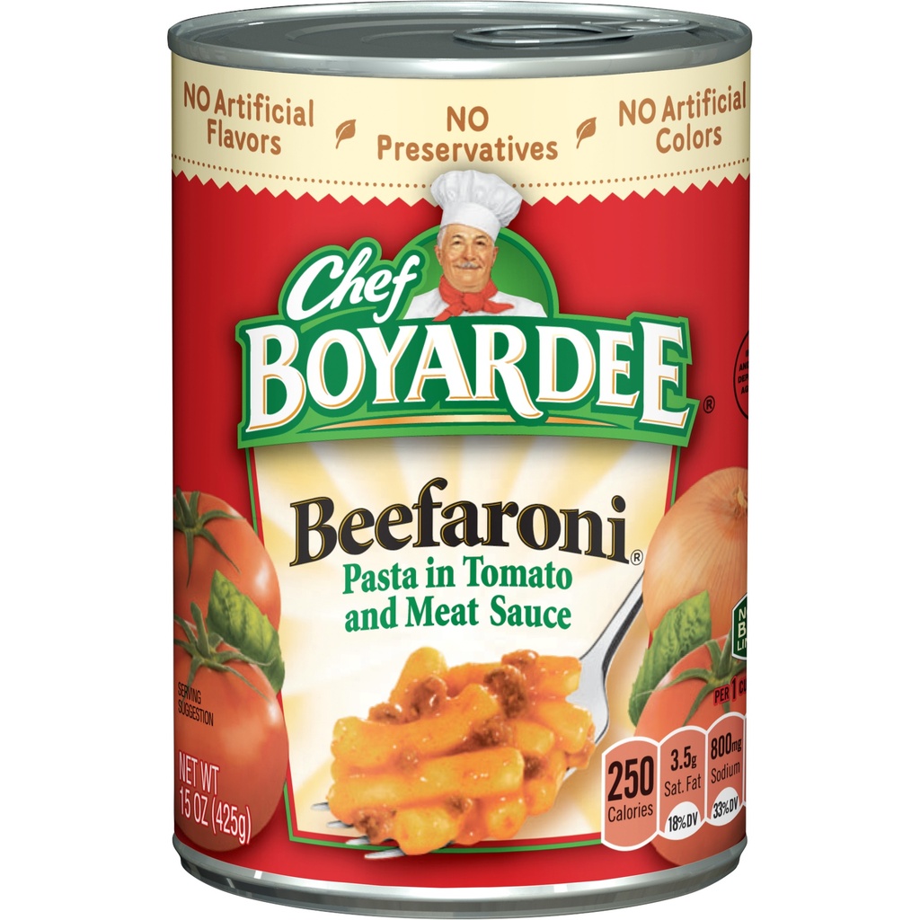 CHEF BOYARDEE BEEFARONI 15oz